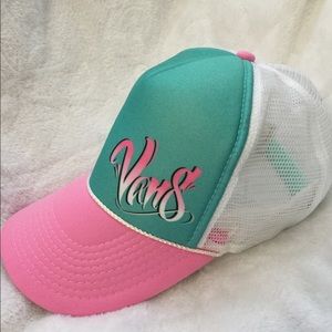Vans Hat - pink and blue hat